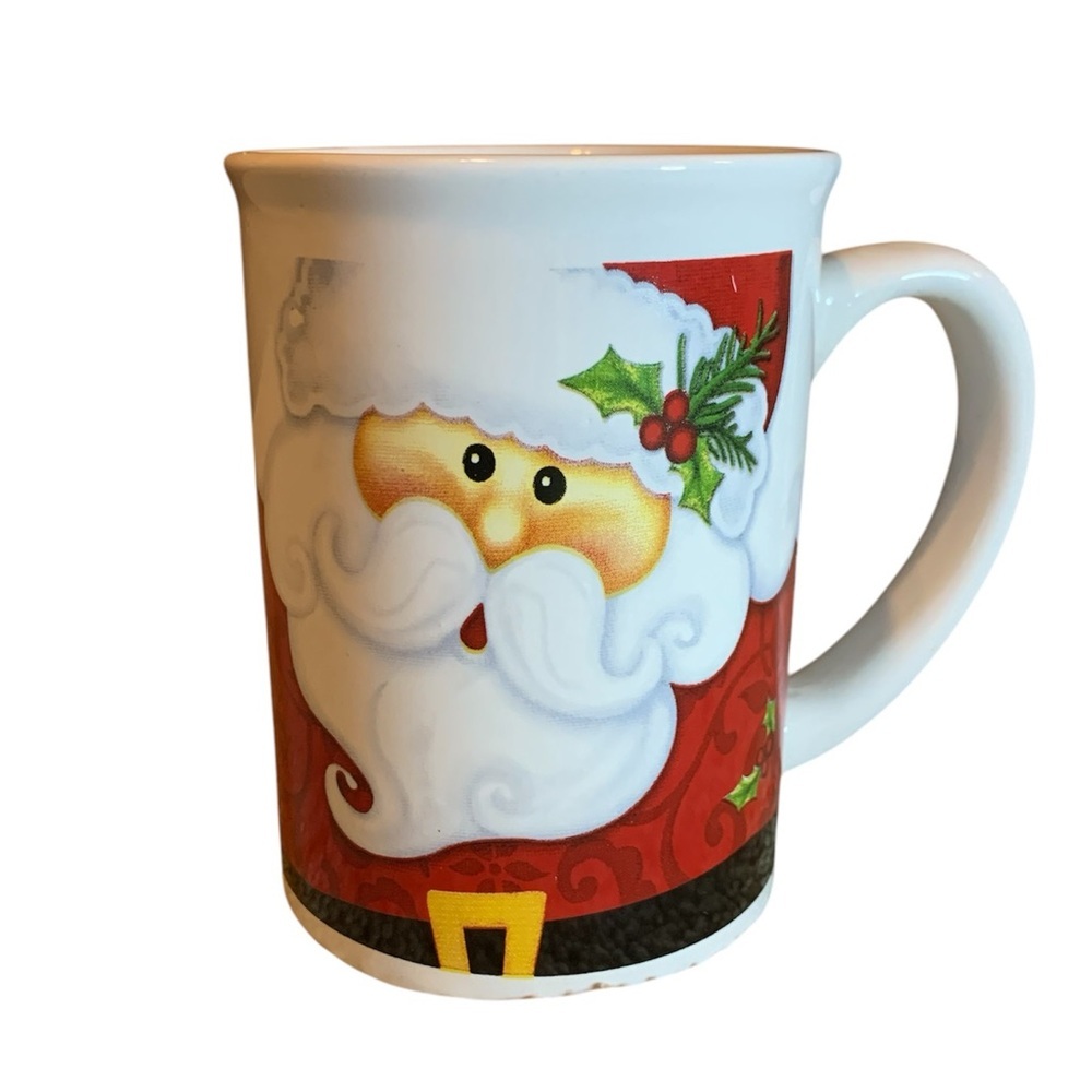 Michaels Santa Merry Christmas 20oz coffee mug cup extra large holiday festive